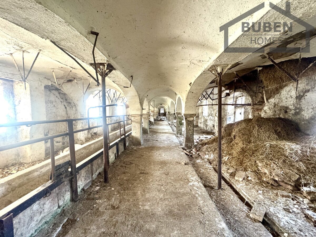 Stavební pozemek 10472 m² se zemědělskými budovami, Stráž - - 5