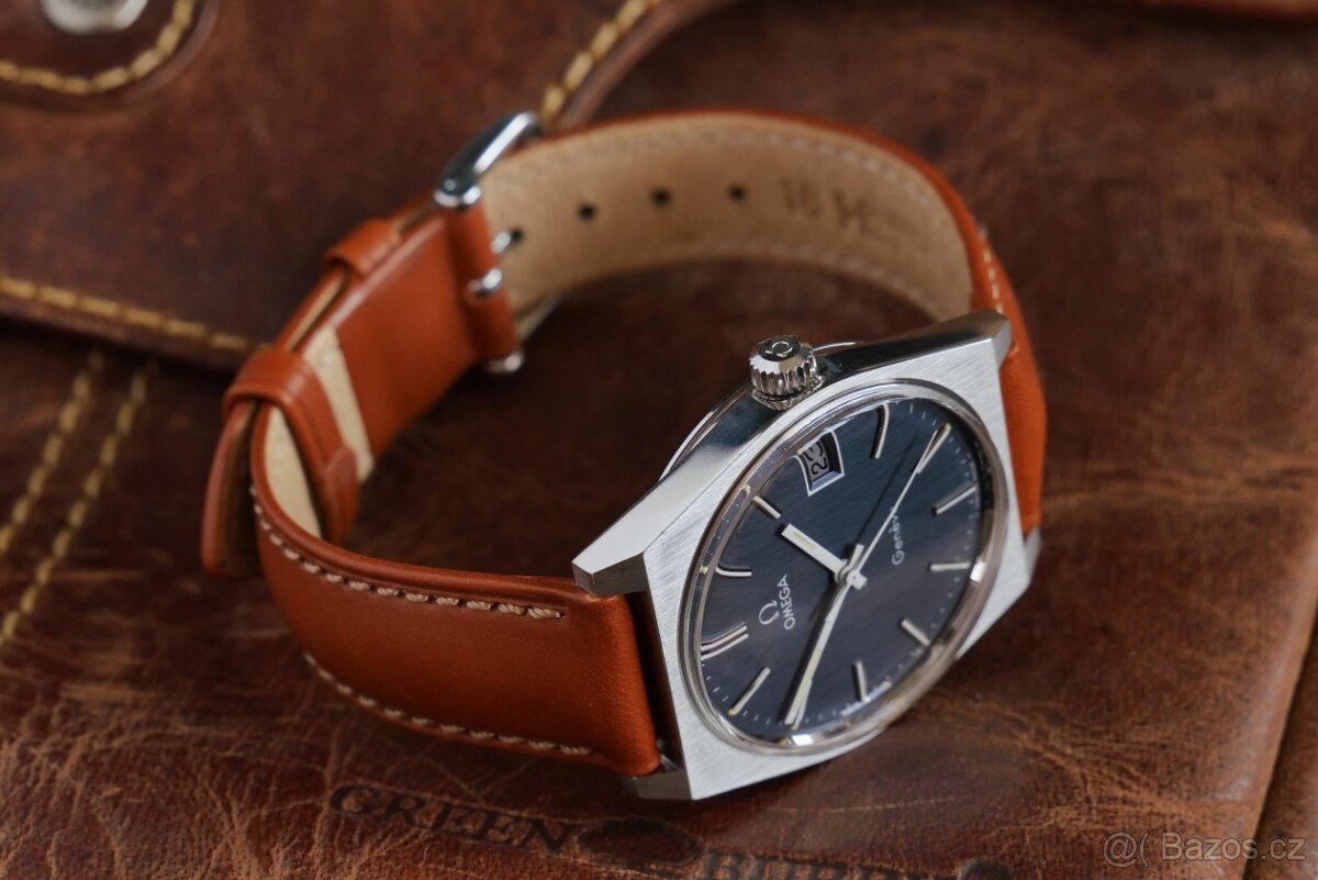 OMEGA Geneve 1360049 modrošedé - 5