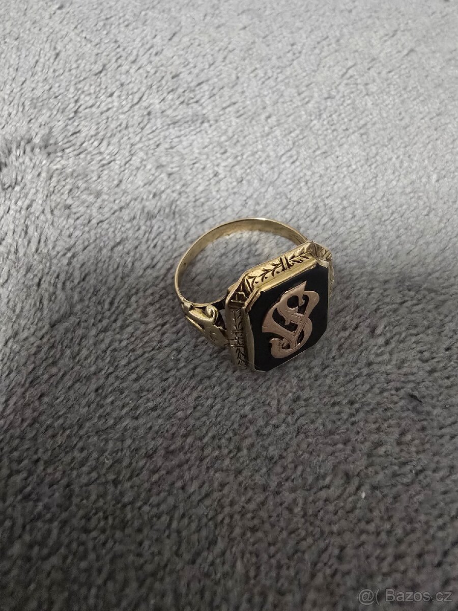 Zlaty pánský prsten - 5
