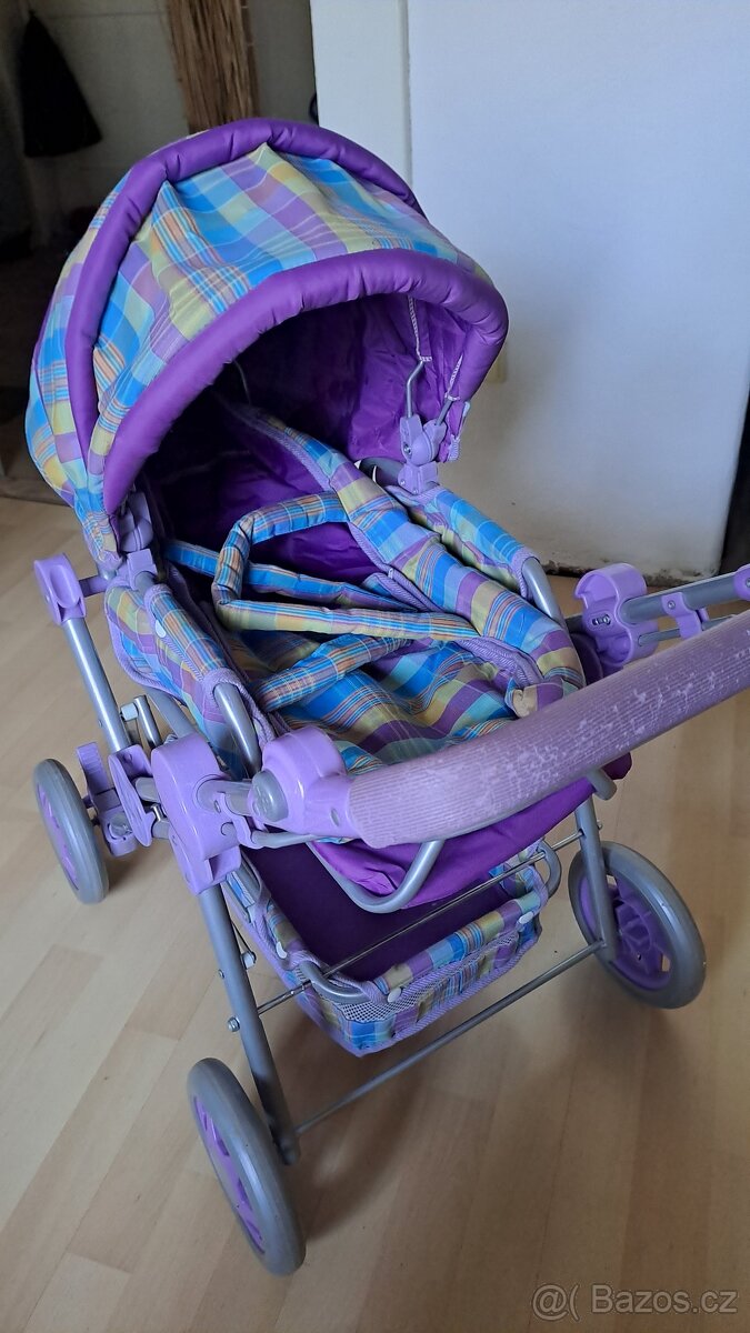 kočárek pro panenky - trojkombinace - 5
