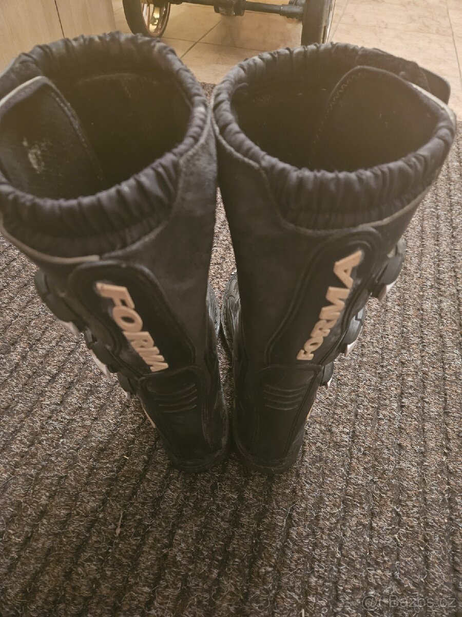 Boty na motocross + chrániče kolen+páteřák - 5