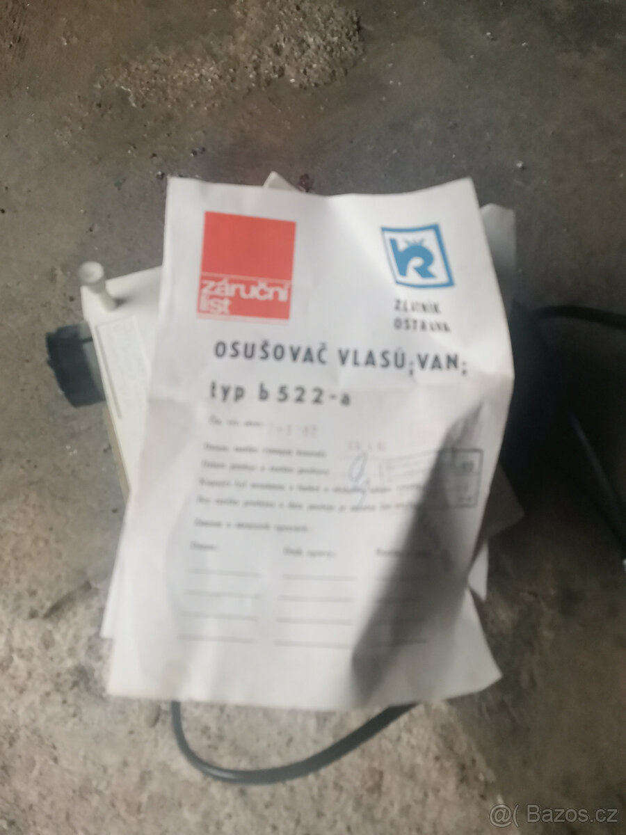 Retro Elektrický vysoušeč vlasů , fén - 5