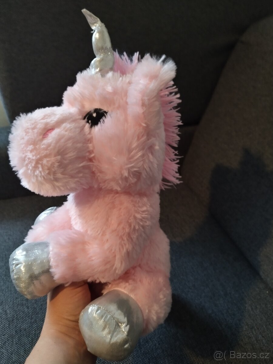 Plyšák jednorožec sedící - 5