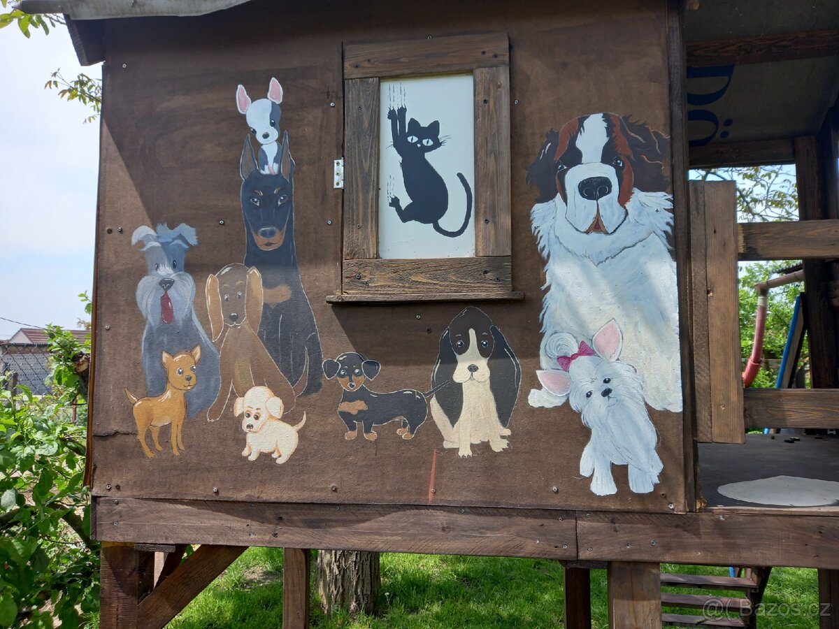 Dětský dřevěný domeček - 5