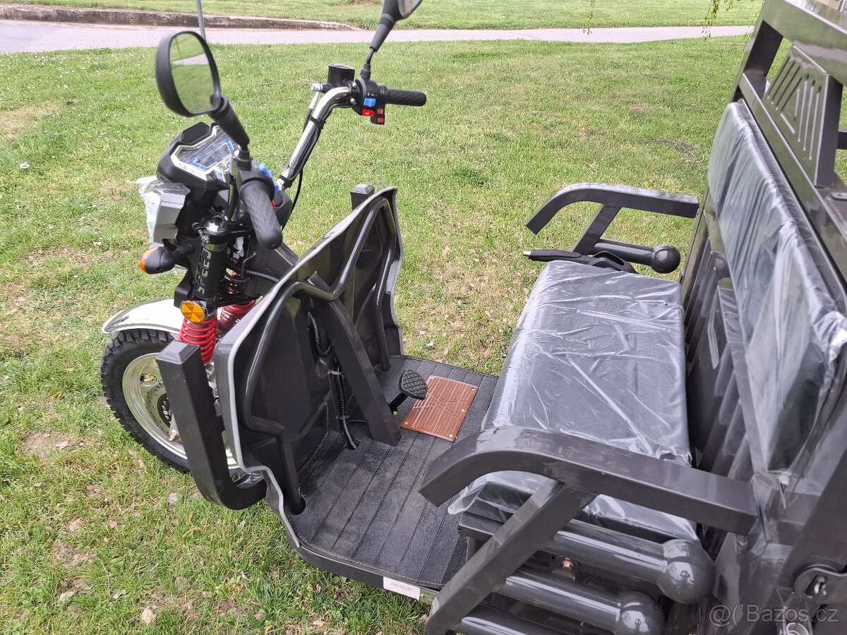 pracovní elektrická Tříkolka Zethos T-08 1500W na SPZ