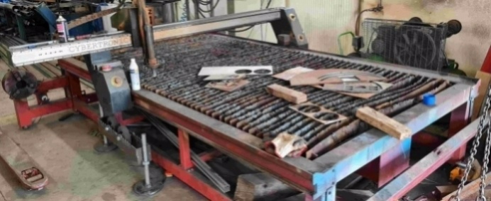 CNC plazma CYBERTRONIC z roku 2019 včetně trubkořezu - 5