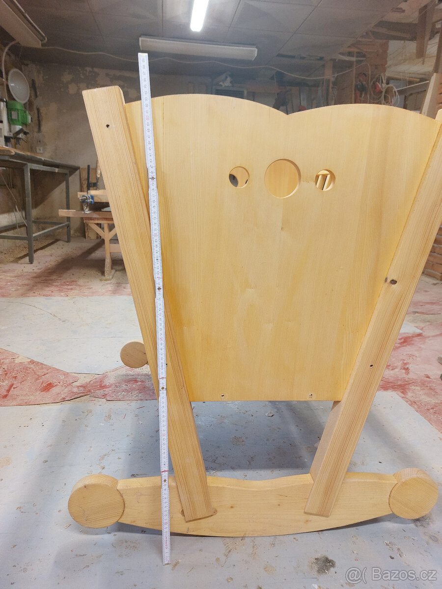 Nová dětská kolébka z masivního dřeva - 5