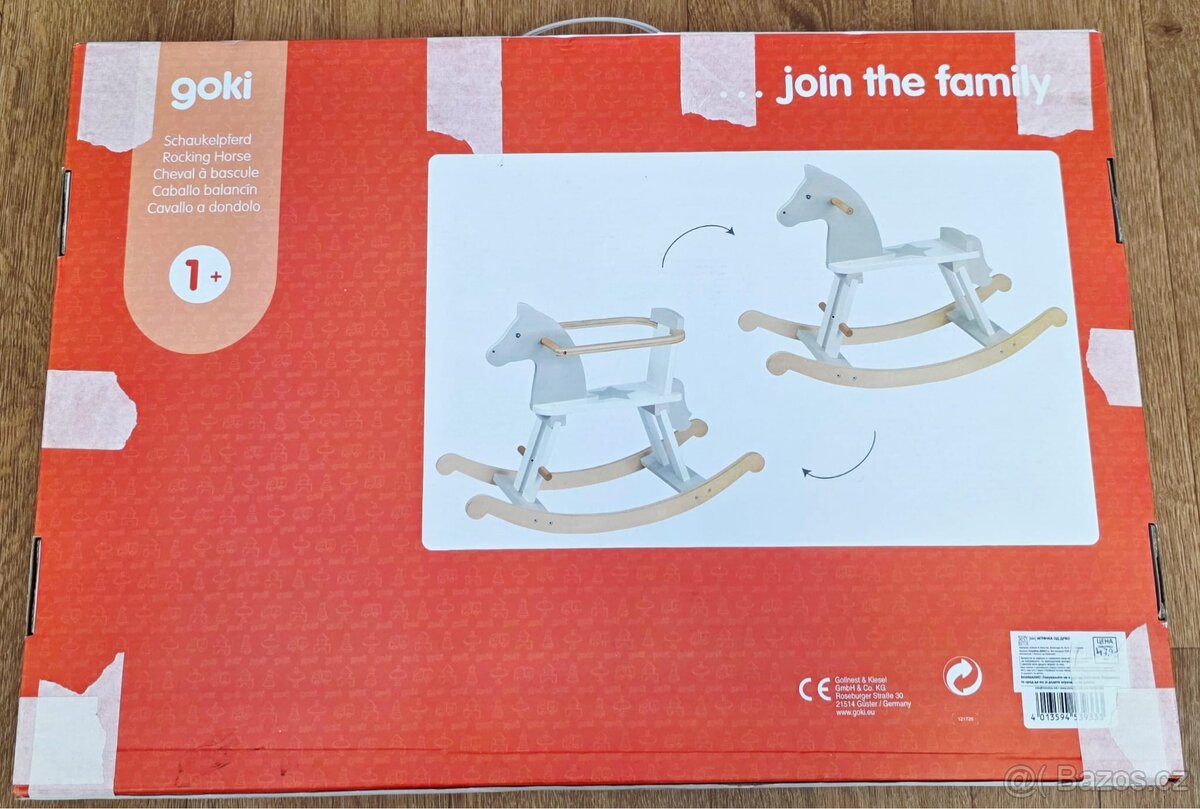 Houpací koník Goki White Star - 5