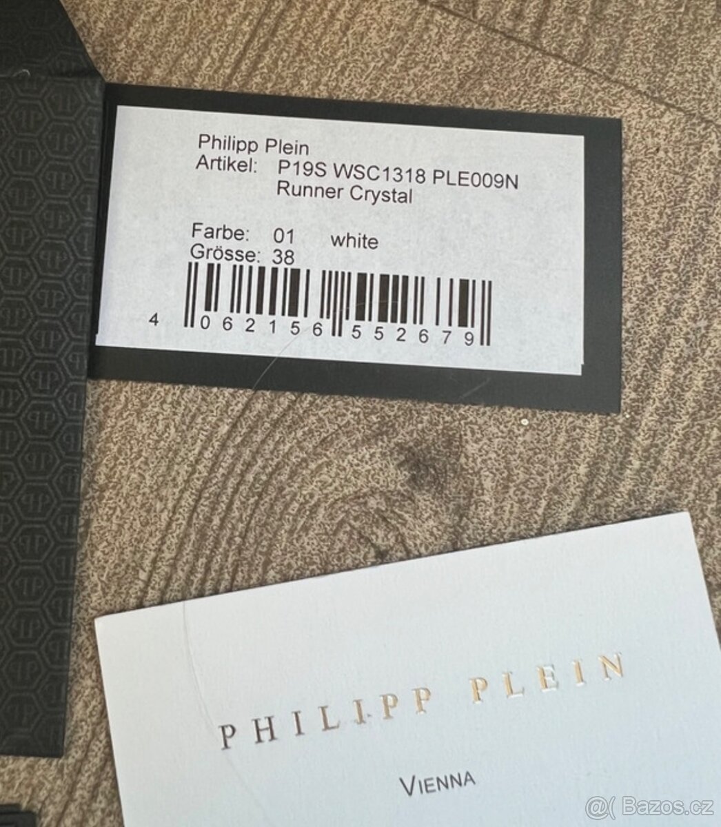 Philipp Plein Runner Crystal bílé dámské sneakers boty - 5