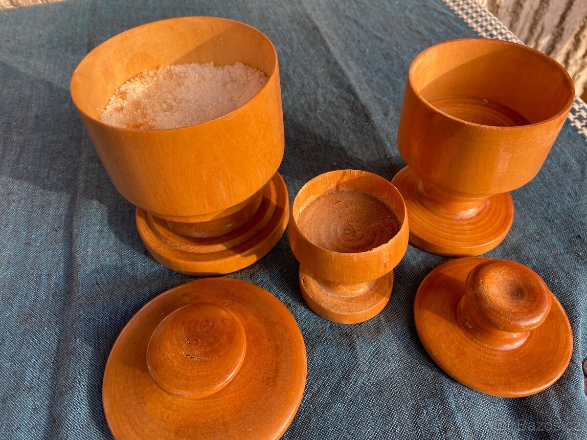 Sada celodřevěných dóz - 5