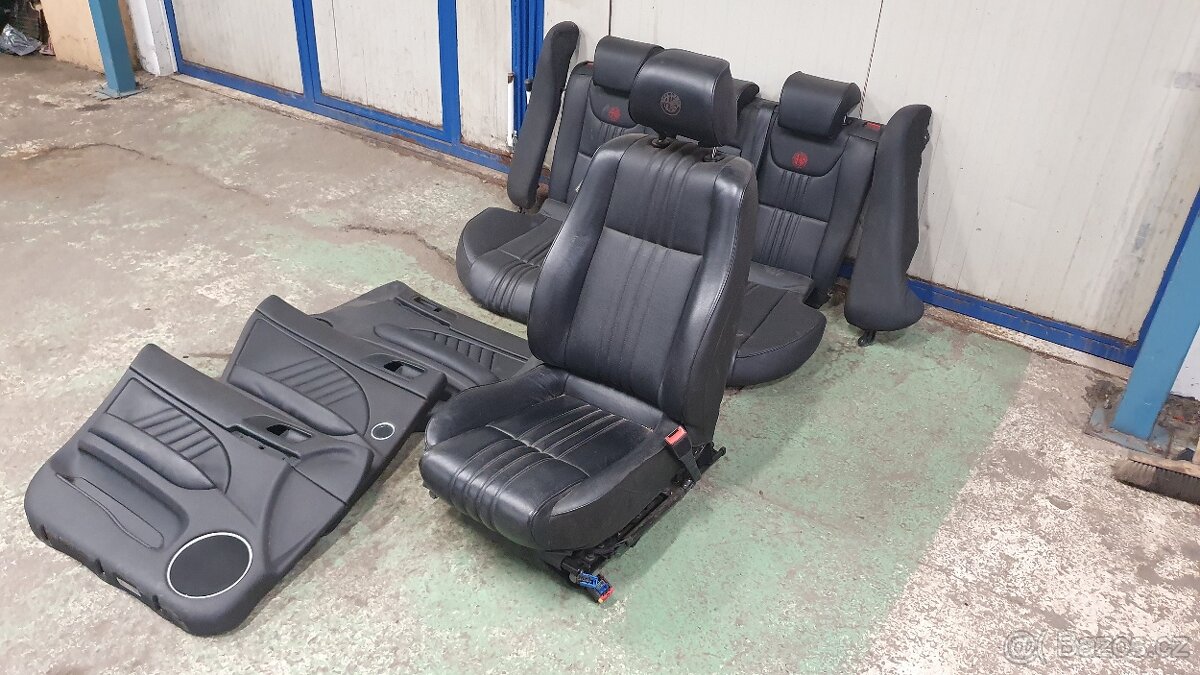 Jednotlivé časti koženého interiéru Alfa 159 SW - 5
