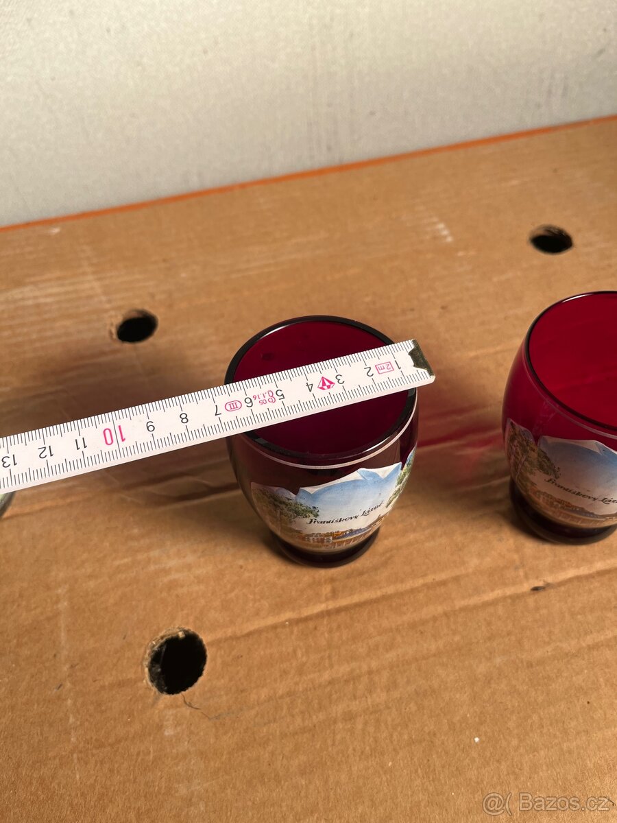 Původní Památeční skleničky– Fra. Lázně a Sv. Hora - 5