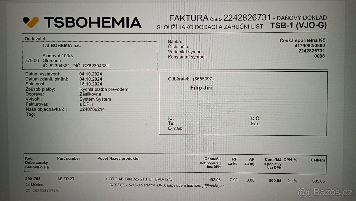 Set-top box s DVB-T2 (H.265/HEVC) - 5