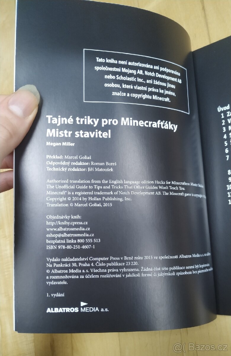 Tajné triky pro Minecrafťáky: Mistr stavitel
- nečtená - 5
