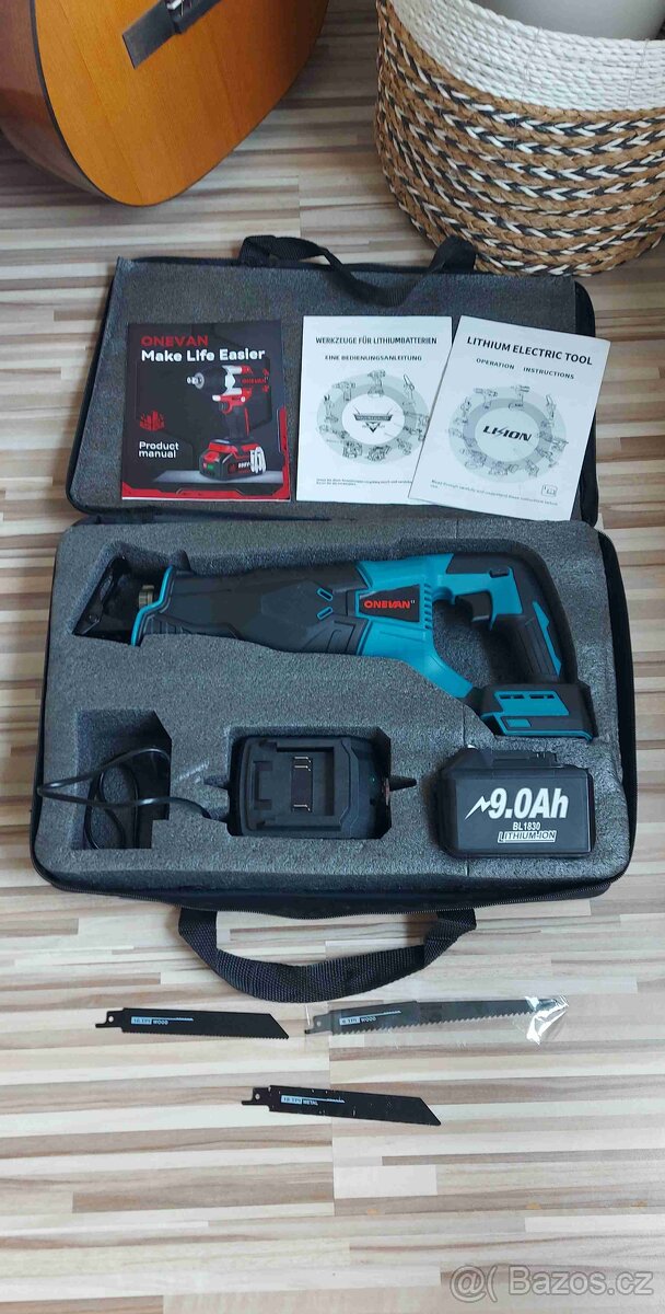 Aku pila Ocaska+pilové listy pro Aku Makita 18V,NEW. - 5