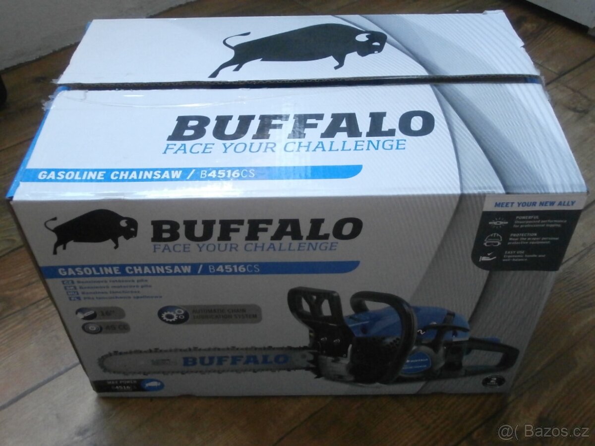 Benzínová řetězová pila, 45CC , Buffalo + lišta , PC 2400 Kč - 5
