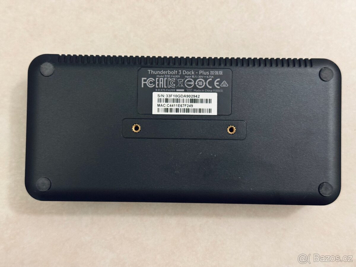 Belkin Thunderbolt 3 Dock Plus (2x 4k@60hz) - 5