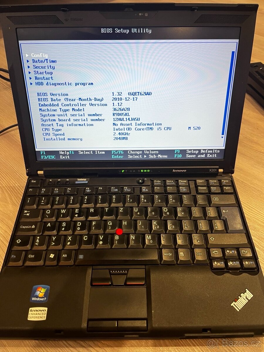 Lenovo x201 bez HDD + dock - 5