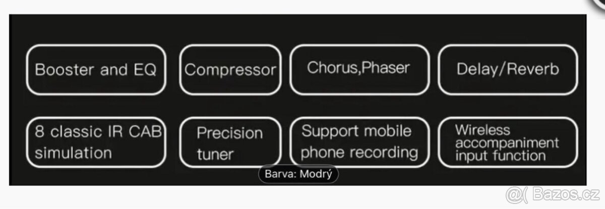 Basový multiefekt pedál nový - 5