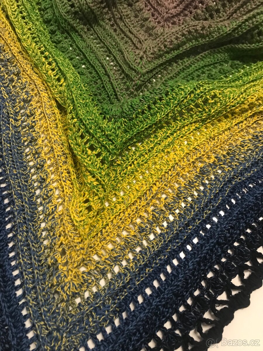 Háčkovaný šátek - 5