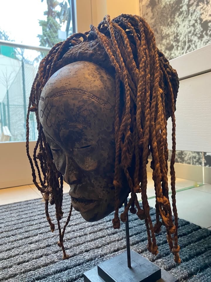 Originálních dřevěné masky z Konga - 5