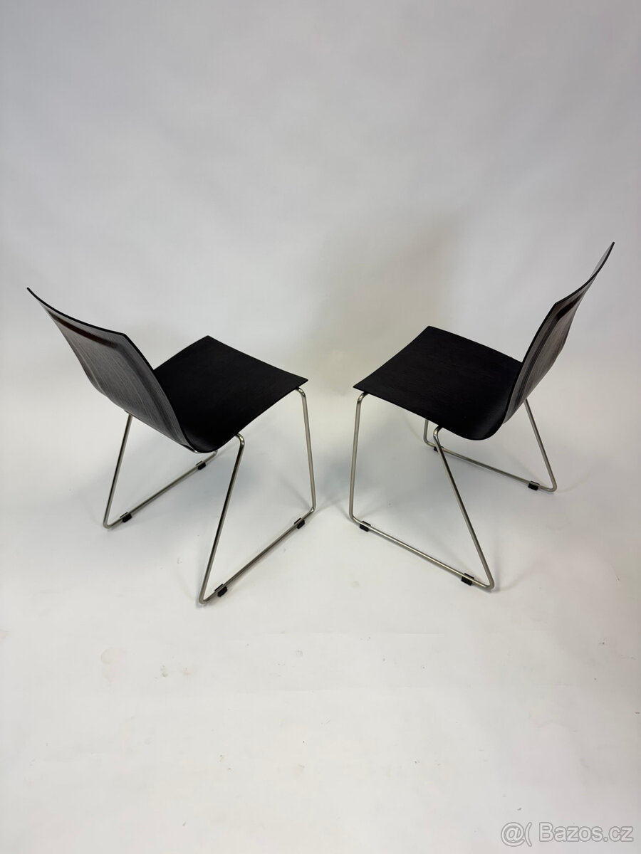 Luxusní židle dovezeny z Dánska 4 kusy, TOP stav - 5