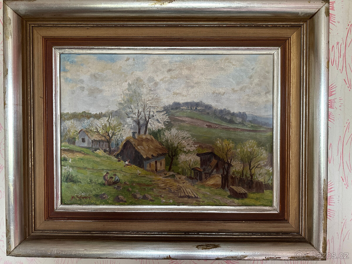 Obrazy retro staré. - 5