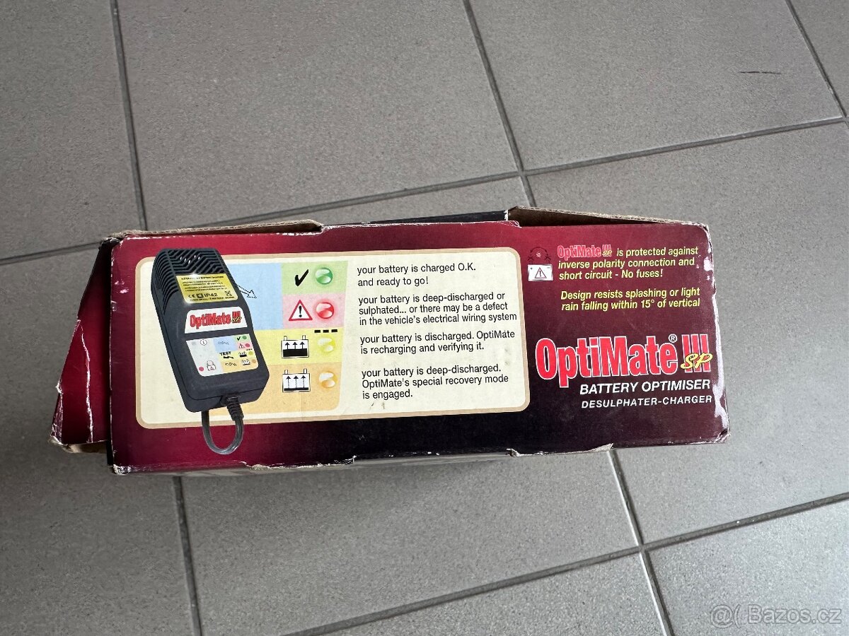 Nabíječka TecMate Optimate III SP - 5