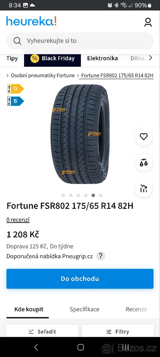 175/65 R14 - FORTUNE - FUNRUN FSR-802 82, H - 5