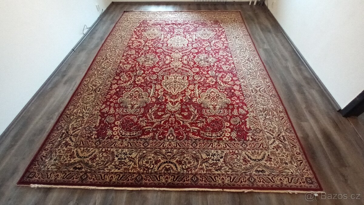 Starožitný perský koberec, víc než 80 let starý - 5