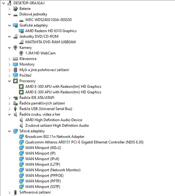 Acer Aspire 5253,WIN 10,HDD 500GB,RAM 8GB,15.4 palců - 5