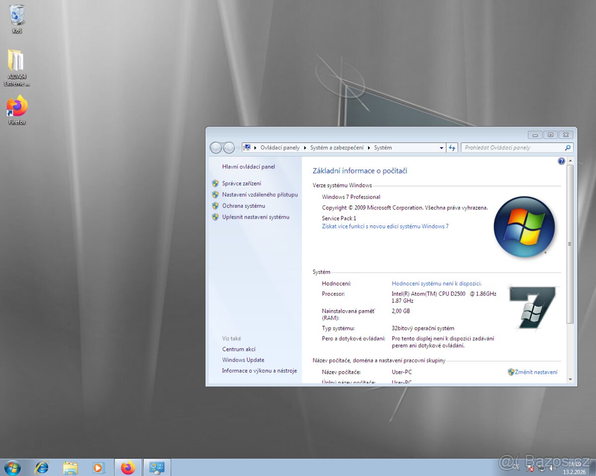 Mini PC / ITX sestava – Intel Atom D2500, 2× LAN + WiFi - 5