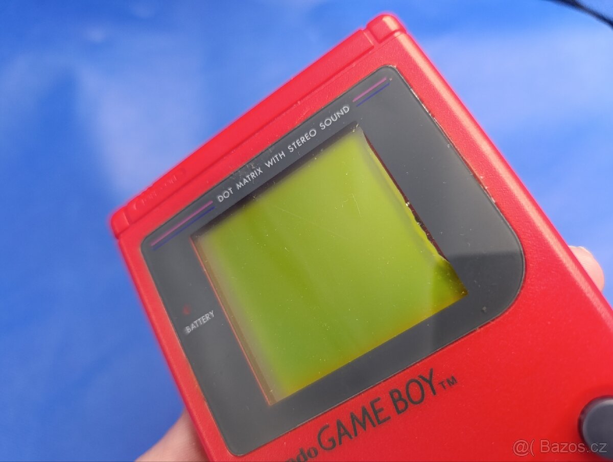 Nintendo Gameboy Red + Hry - 5