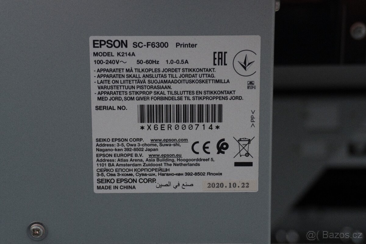 Epson SC-F6300 (Sublimace) - 5