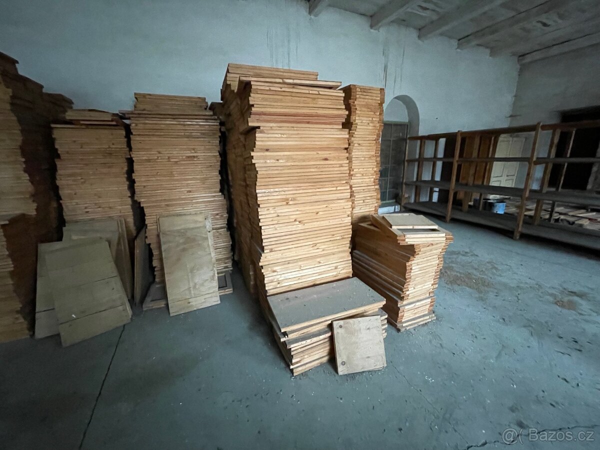 dřevěné přepravní bedny - skládací, nebo jako desky - 5