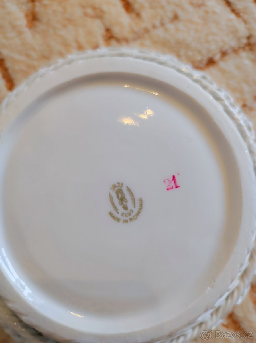 Starožitná porcelánová miska 3ks - 5
