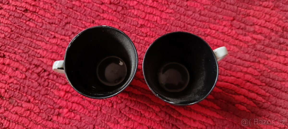 2 x šálek s podšálkem, porcelánový Epiag, Chodsko - 5