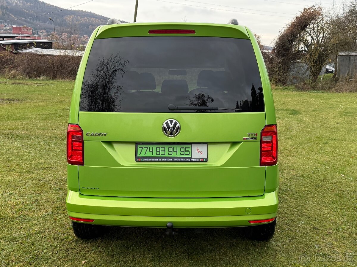 VOLKSWAGEN CADDY 2,0 TDI 4x4 - 90 KW, TOP STAV, TAŽNÉ - 5