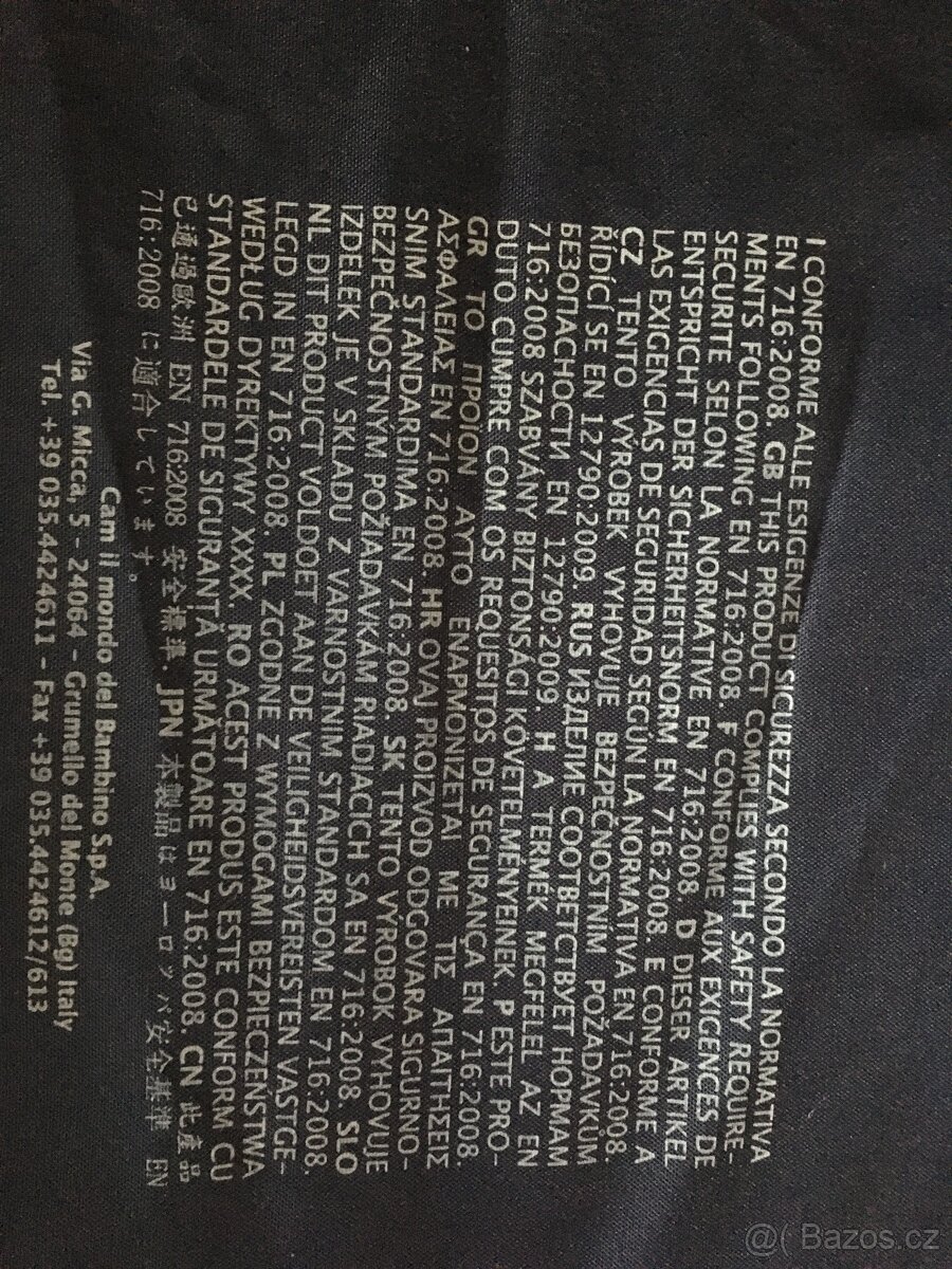 Cestovní postýlka CAM - 5