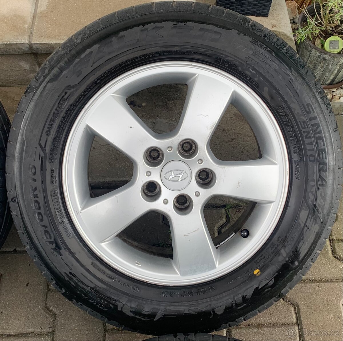 Alu kola Hyundai Tucson, 5x114, R16, letní pneu - 5