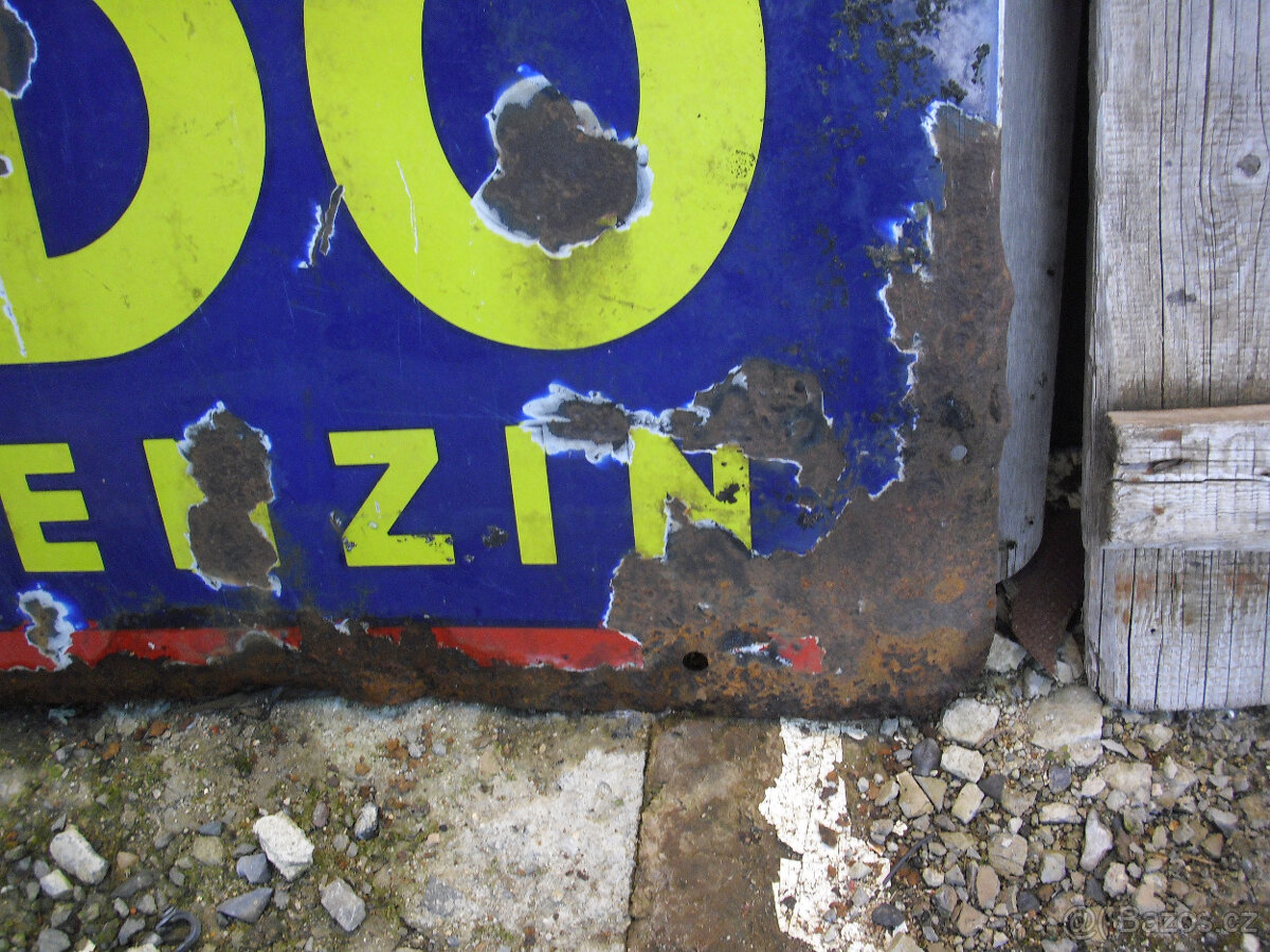 Velká smaltovaná cedule 1,6 x 1,2 m - 5