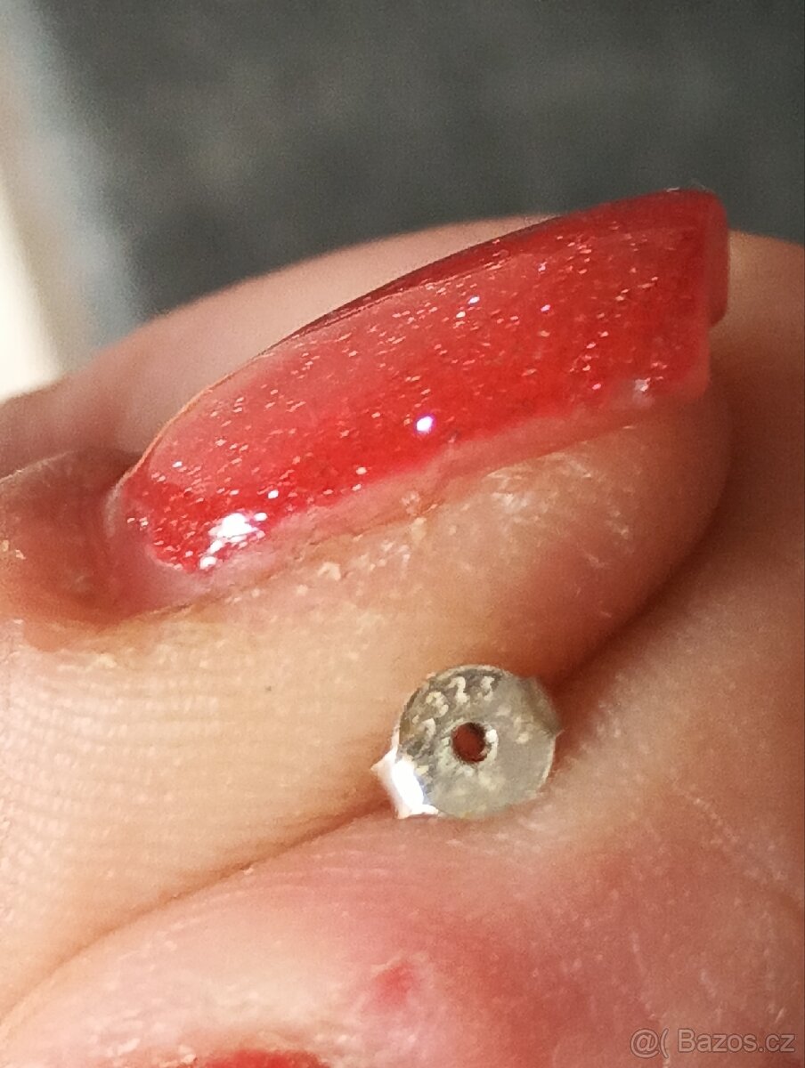 Stříbrná souprava náušnice a prsten - 5