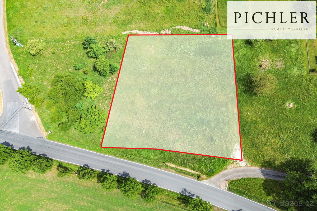 Prodej stavebního pozemku 2195 m2, Mirošov - 5