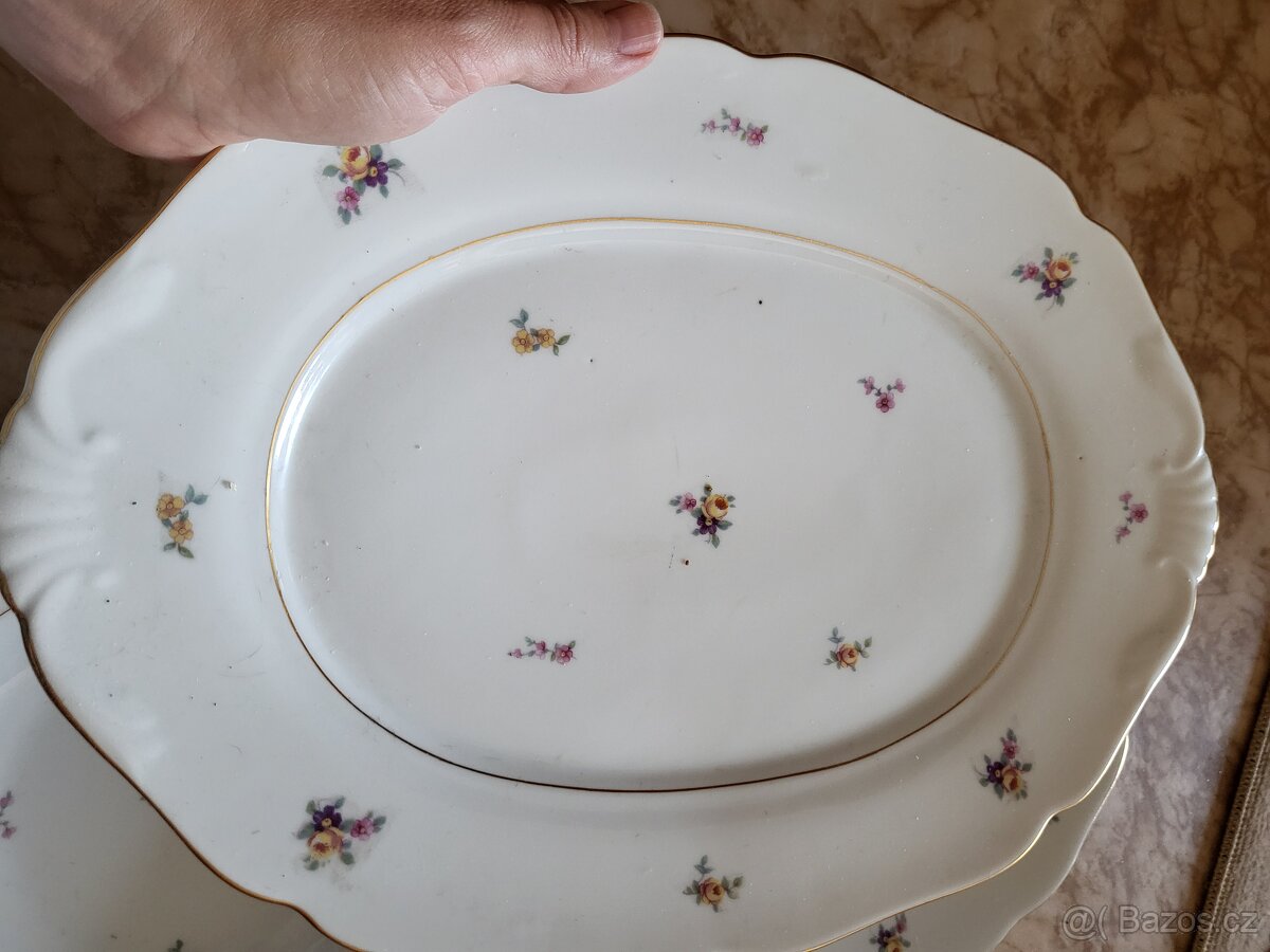 Neúplná původní sada porcelánu "Rakouská házenka" - 5