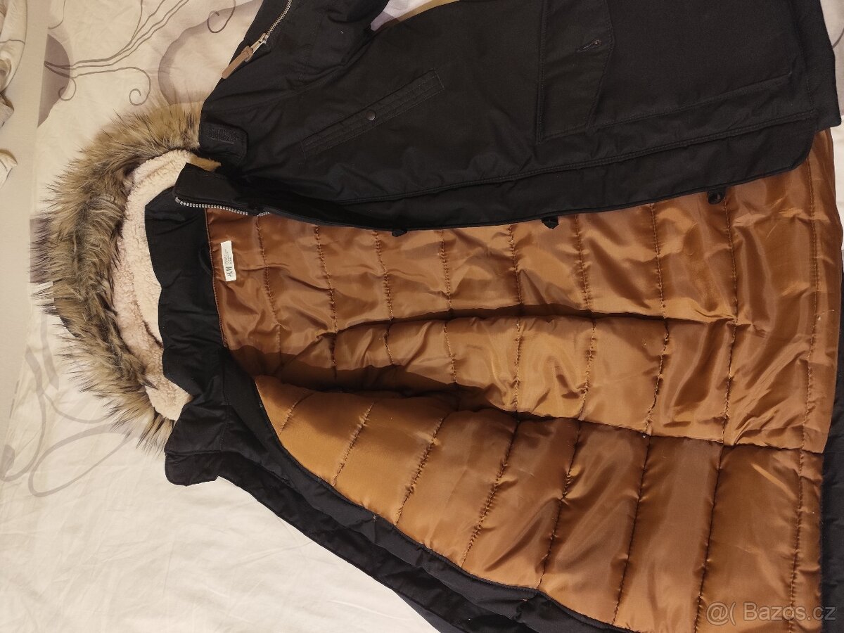 Zimní bunda H&M chlapecká 164 na 13-14 let. - 5