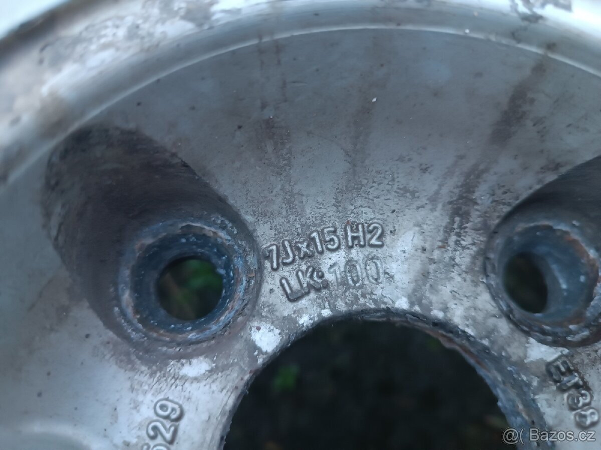 Hliníková dobová sada kol Strato 7x15" 4x100 zimní pneu - 5