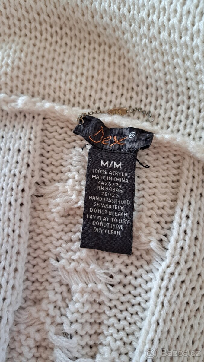 Dex M/M,svetrikovy cardigan vel.Uni - 5