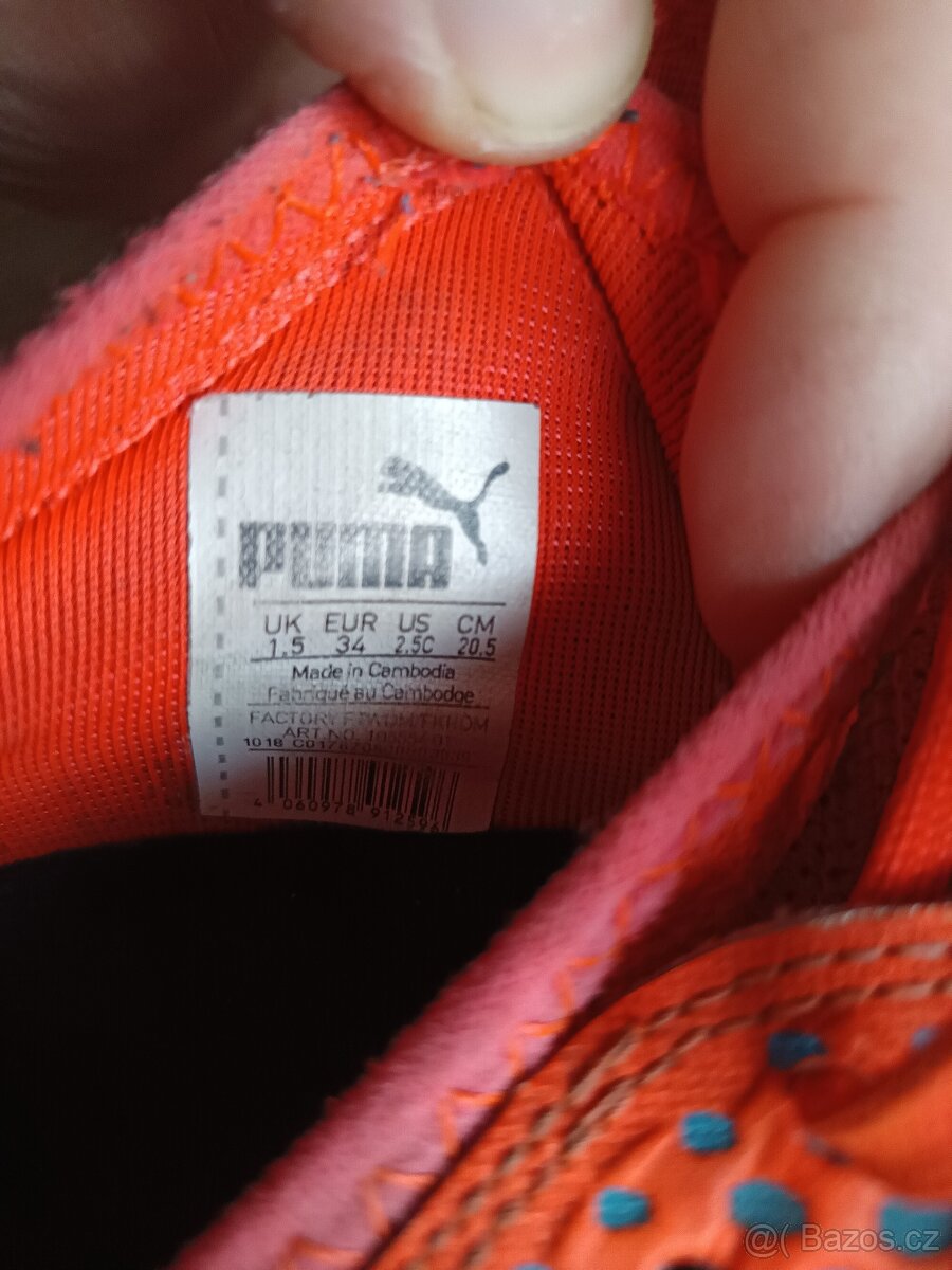 Prodám dětské kopačky Puma v.34 - 5