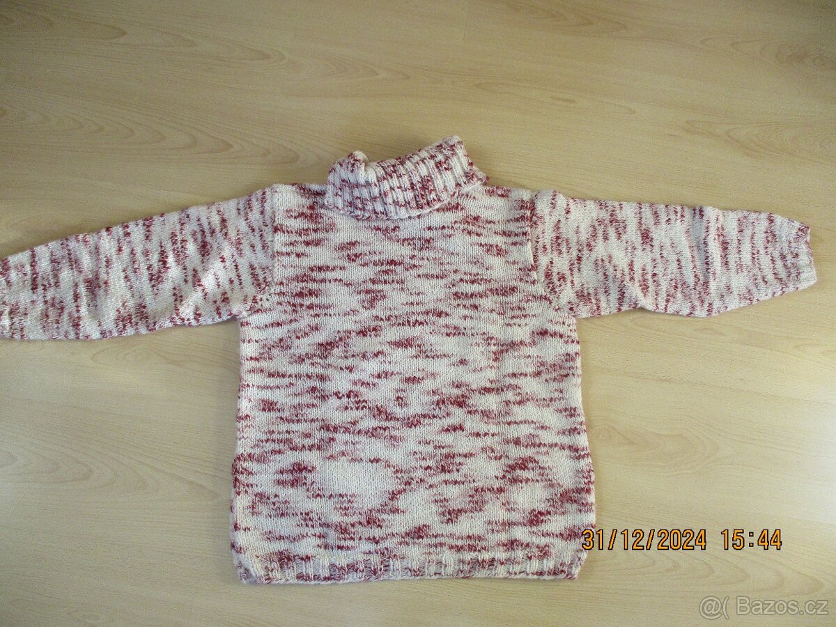 Dámský ručně pletený svetr 44 - 5
