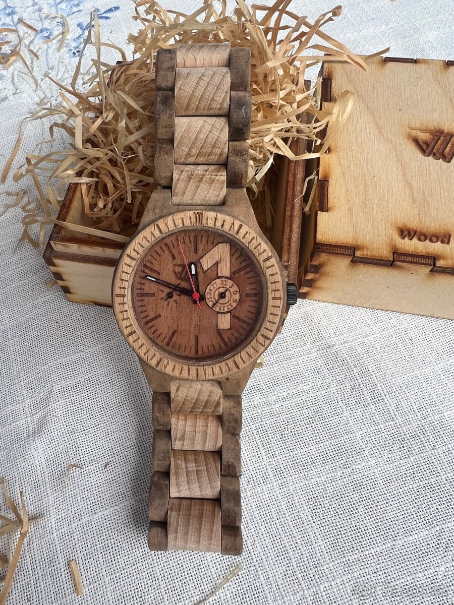 Dřevěné hodinky typ ONE - nové - 5